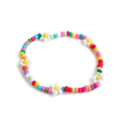 Amorcome Korea Daisy Lilled Kristallklaashelmed Mood Naiste Käevõru Boheemi Värvikas Võluv Nahast Käevõru Käsitsi valmistatud Ehted