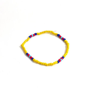 Amorcome Korea Daisy Lilled Kristallklaashelmed Mood Naiste Käevõru Boheemi Värvikas Võluv Nahast Käevõru Käsitsi valmistatud Ehted