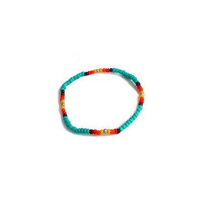 Amorcome Korea Daisy Lilled Kristallklaashelmed Mood Naiste Käevõru Boheemi Värvikas Võluv Nahast Käevõru Käsitsi valmistatud Ehted