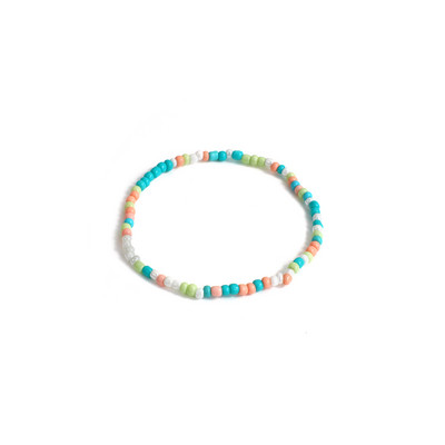 Amorcome Korea Daisy Lilled Kristallklaashelmed Mood Naiste Käevõru Boheemi Värvikas Võluv Nahast Käevõru Käsitsi valmistatud Ehted