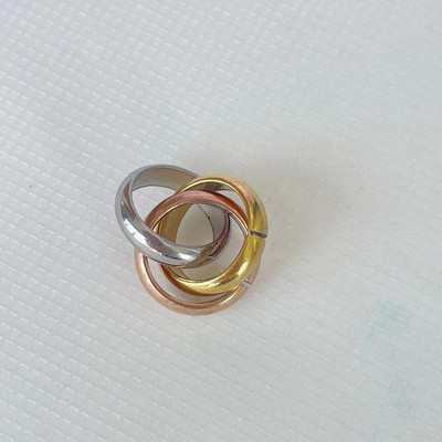 Rozsdamentes acél karkötő 3 fém csatos szalag fűzős lánc többszínű állítható méretű karkötő