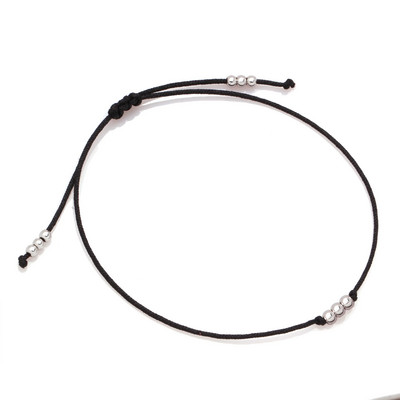 Crvena narukvica Narukvica s crvenom vrpcom Podesiva kabala Narukvica sa žicama s crvenim čvorom Amulet za zaštitu, zlo oko i sreću