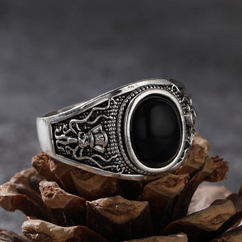 Δαχτυλίδι χταποδιού Goth Pirate Skeleton για άντρες Γυναικεία 2023 Μοναδικά ρετρό μαύρο ζιργκόν πανκ γυναικεία δαχτυλίδια μοτοσικλέτας Δώρα κοσμήματα για πάρτι