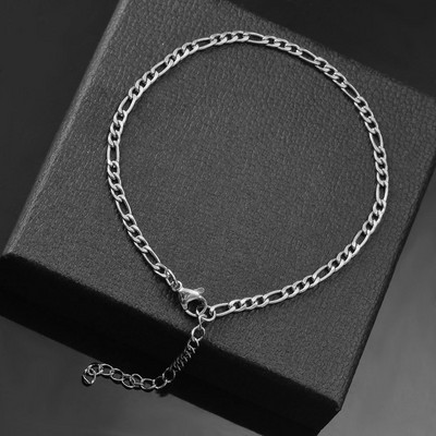 Roostevabast terasest mitmekihiline keti käevõru Naiste lihtne mood Kihiline tüdruku randmekäevõru Ehted Aksessuaarid Pikkus 18cm+5cm