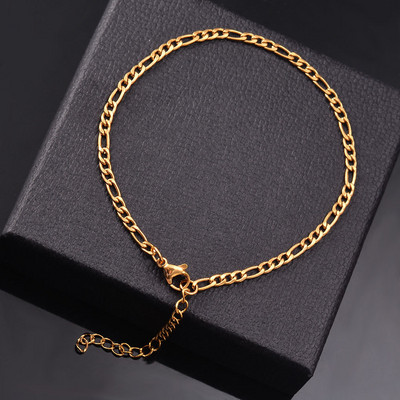 Roostevabast terasest mitmekihiline keti käevõru Naiste lihtne mood Kihiline tüdruku randmekäevõru Ehted Aksessuaarid Pikkus 18cm+5cm