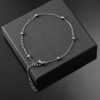 Roostevabast terasest mitmekihiline keti käevõru Naiste lihtne mood Kihiline tüdruku randmekäevõru Ehted Aksessuaarid Pikkus 18cm+5cm