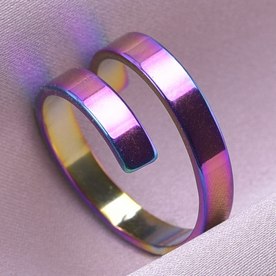 Mood Minimalism Kahe joonega sõrmused naistele meestele roostevabast terasest vintage reguleeritav sõrmesõrmus Uued ehted aastapäeva kingitused