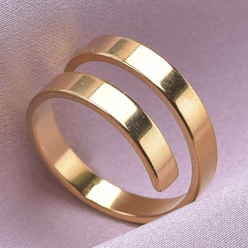 Mood Minimalism Kahe joonega sõrmused naistele meestele roostevabast terasest vintage reguleeritav sõrmesõrmus Uued ehted aastapäeva kingitused