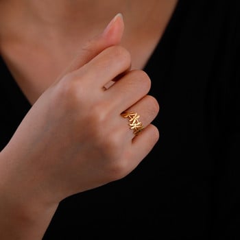 Дамски пръстен с водни кончета от неръждаема стомана Бохемски пръстен с животни с насекоми Модни парти бижута Подарък за рожден ден Ново
