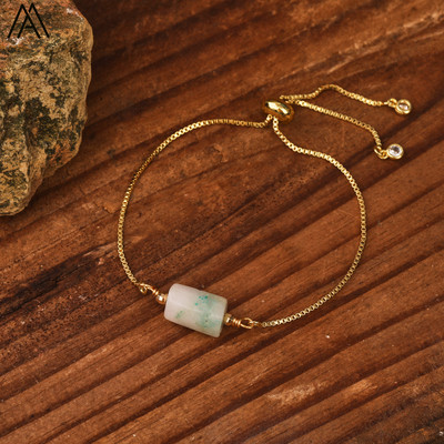 Naturaalsest nefriitkivist üksikud nugget helmed käevõru Naiste kvartskristall Bohemia sõprus ehted kingitused