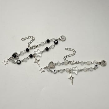 Νέα μοντέρνα Y2K βραχιόλια για ζευγάρια TV Κορίτσι ασορτί βραχιόλια Who Really Cares Album Inspired Beads Bracelet Friends Jewelry Δώρο