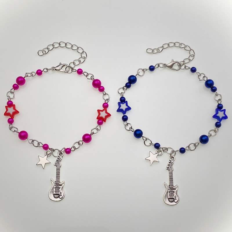 Νέα μοντέρνα Y2K βραχιόλια για ζευγάρια TV Κορίτσι ασορτί βραχιόλια Who Really Cares Album Inspired Beads Bracelet Friends Jewelry Δώρο