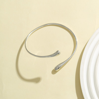 Lacteo trendikas geomeetriline keerutatud manseti käevõru õlavarrel naistele veetilga kujuga käevõrud reguleeritavad ehted peotüdrukutele