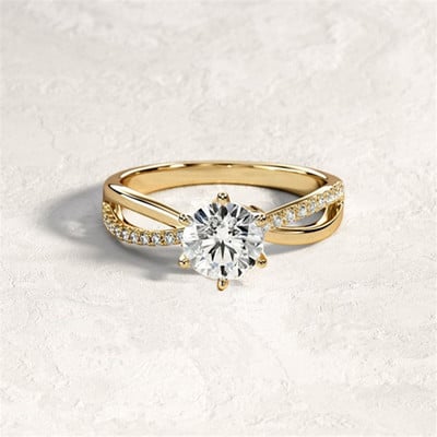 Modni ženski prsten s nakitom Elegantni prsten s kristalima za žene Dodaci za mladenku Prsten za vjenčanje Poklon Zaručničko prstenje