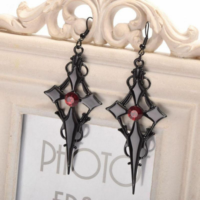 Gothic Full Skull Hoop Auskari Spoku Galva Hipoalerģiski Auskari Vīriešu Forša Pankroka Trend Rotaslietas
