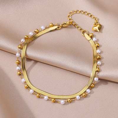 Naiste jalavõrud Suvised Rannatarvikud Roostevabast terasest pärlikett Jalakett Kullavärvi Jalakettid Kehaketi Kingitused