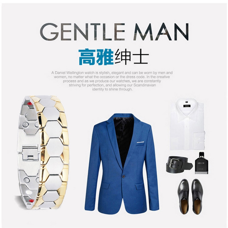 Báj karkötő Egészség Energia karkötő Ízületi gyulladás csavart mágneses gyönyörű karkötő férfi ajándék erőterápia mágnesek férfi karkötő