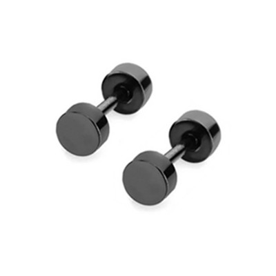 1 par klasičnih CZ/loptastih/stožastih/okruglih/četvrtastih naušnica s nitnama Muškarci od nehrđajućeg čelika Muškarci Ženske naušnice Nakit 3/4/5 mm