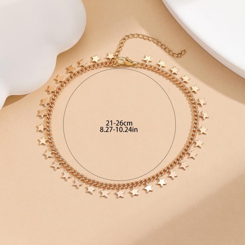 Bohemia Little Star Tutt jalavõru Naiste jalakäevõru säärel kett Paljajalu ehted jalavõrud