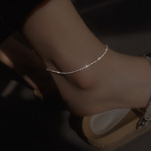 Sparkling Anklet 2022 Καλοκαιρινή ιδιοσυγκρασία ελαφρύ, πολυτελές σχέδιο θέσεων, βραχιόλι με αστραφτερή παραλία, βραχιόλι κοσμήματα Δώρο