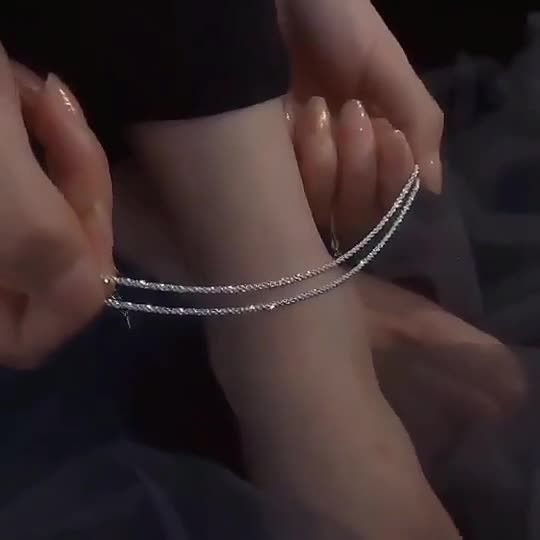 Sparkling Anklet 2022 Καλοκαιρινή ιδιοσυγκρασία ελαφρύ, πολυτελές σχέδιο θέσεων, βραχιόλι με αστραφτερή παραλία, βραχιόλι κοσμήματα Δώρο