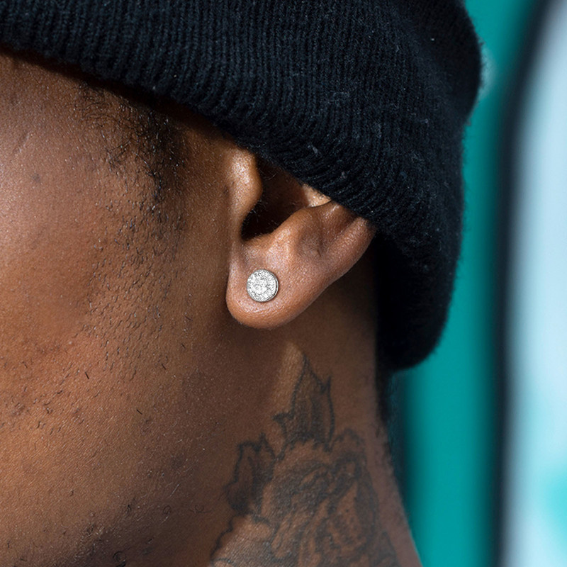 Mprainbow muške luksuzne naušnice s nitnama od CZ kamena, metalni dar zlatne boje za Valentinovo, rođendanski poklon za Očev dan, bbrincos masculinos