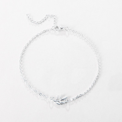 Divatos nyári arany szál színű leveles lánc bokalánc női bohém vintage lábbelik láb karkötők női láb ékszerek 2021 új