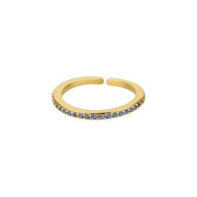 Väikesed tsirkoonrohelised sõrmused naistele roostevabast terasest kullavärvi reguleeritav sõrmesõrmus pulmadeks mõeldud jõuluehteid.