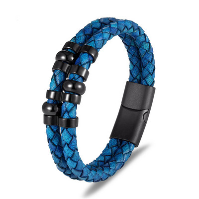 MKENDN Käevõru Meeste Vintage retro punutud ehtsast nahast käevõru Homme Femme Meeste käevõrud Mood Käsitsi valmistatud Ehted Pulserid