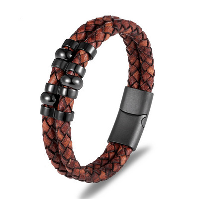 MKENDN Käevõru Meeste Vintage retro punutud ehtsast nahast käevõru Homme Femme Meeste käevõrud Mood Käsitsi valmistatud Ehted Pulserid