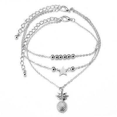 KINFOLK potītes sievietēm Bohēmijas pēdu rotaslietas vasaras pludmales rokassprādze Vintage potīte uz kājas potītes siksna aksesuāri potītes