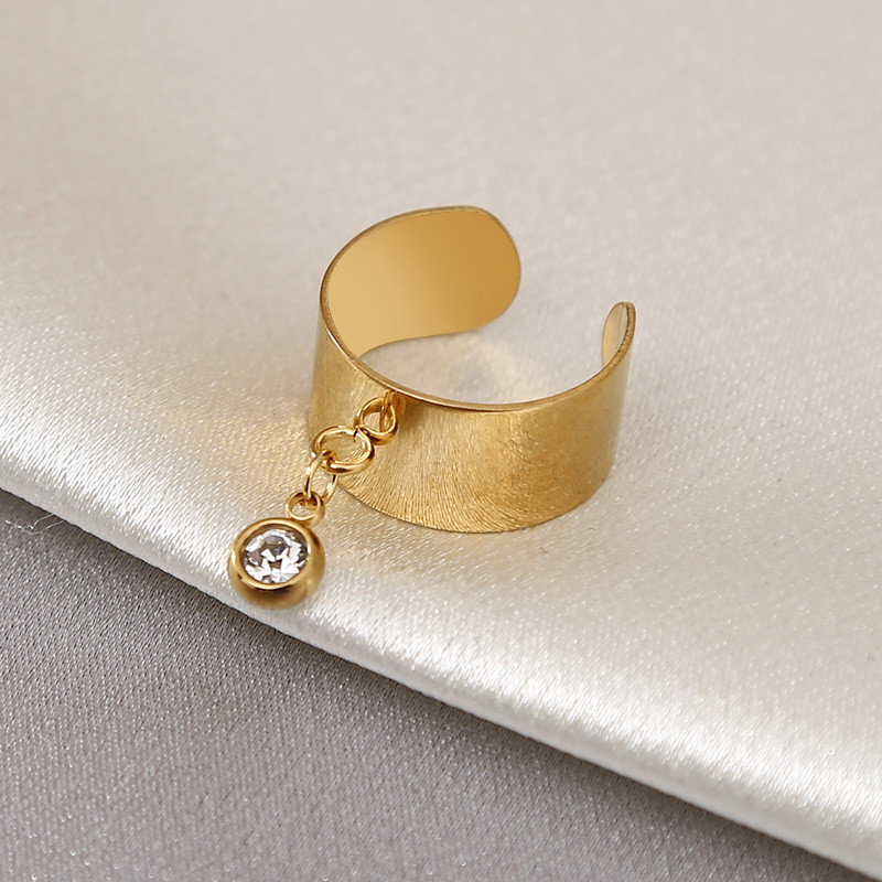 SZN 1 τμχ 316L από ανοξείδωτο ατσάλι 19mm Πλάτος Ανοιχτό Στρογγυλό Δαχτυλίδι Γούρι Star Heart Tree Pendents Connectors Δαχτυλίδια Ευρήματα κοσμημάτων