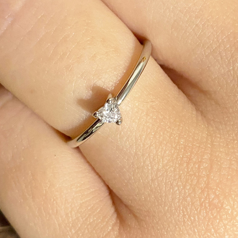 Γυναικεία δαχτυλίδια σε σχήμα καρδιάς σε χρυσό χρώμα Αρραβώνα γάμου Κομψό δαχτυλίδι Κοσμήματα Ζιργκόν Ρομαντικά κοσμήματα μόδας KBR014-M