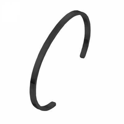 2024. aasta uued lihtsad keerutatud roostevabast terasest lahtised käevõrud meestele, naistele, õrna hõbedase värvi mansett käevõru, peo moeehted