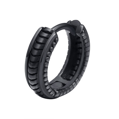 Стилни обеци Vnox за мъже, момчета, обеци Huggies от неръждаема стомана, етнически пънк рок мъжки подаръци за уши Бижута