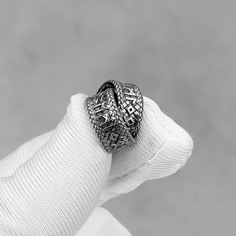 Vintage Viking Rune kõrvaklambrid roostevabast terasest meeste hip-hop biker moeaksessuaarid võlu põhjamaised amulett ehted kingitus hulgimüük