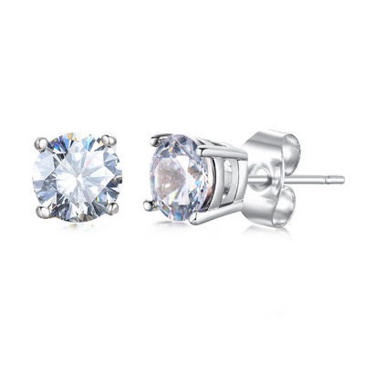 Vnox Punk Rock Stud kõrvarõngad meestele, naised, mustad gooti kõrvarõngad, roostevabast terasest kõrvaehted AAA CZ kiviga, lahe kingitus