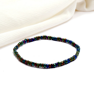 Boheemlaste värviliste helmestega jalavõrud naistele Käsitsi valmistatud elastsusega jalaehted suvise rannapaljajalu käevõru pahkluu jalal 2022