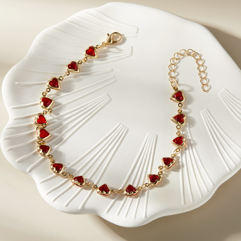 Vintage boho ljubavno srce kristalno šarene narukvice za žene leptir tratinčica stopalo noga gležanj lanac djevojke sandale za zabavu na plaži nakit