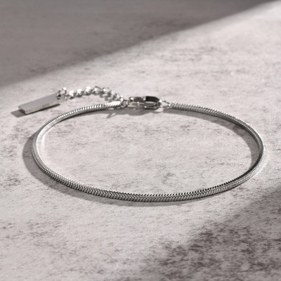 Snake keti käevõrud meestele poistele, veekindel roostevabast terasest lingiga käevõru, stiilne vabaaja randmepael, reguleeritav