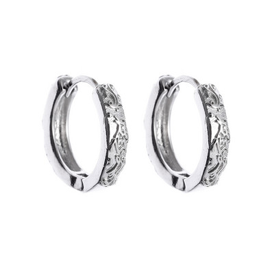 Vintage Gothic Skull Poker Pīķa dūzis Auskari Hipoalerģiski Auskari Vīriešiem Sievietēm Mode Hip Hop Rock Aksesuāri Rotaslietas