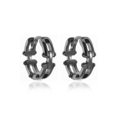 Vintage Gothic Skull Poker Pīķa dūzis Auskari Hipoalerģiski Auskari Vīriešiem Sievietēm Mode Hip Hop Rock Aksesuāri Rotaslietas