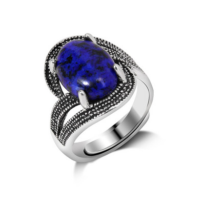 1db Állítható Gyűrűk Vintage Természetes kő Gyűrűk Női Reiki Gyógyító Varázs Ujj Gyűrű Férfi Törzsi Ékszer Bohém Party