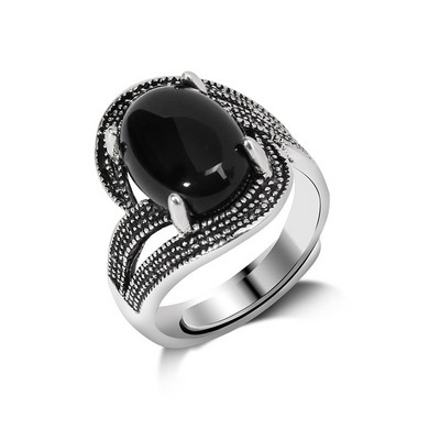 1db Állítható Gyűrűk Vintage Természetes kő Gyűrűk Női Reiki Gyógyító Varázs Ujj Gyűrű Férfi Törzsi Ékszer Bohém Party