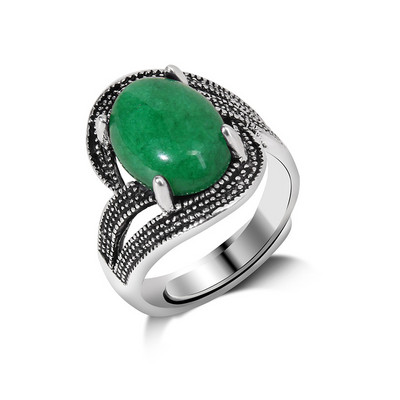 1db Állítható Gyűrűk Vintage Természetes kő Gyűrűk Női Reiki Gyógyító Varázs Ujj Gyűrű Férfi Törzsi Ékszer Bohém Party