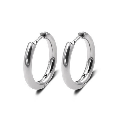 2 τεμάχια/1 ζευγάρι Ανδρικά σκουλαρίκια Μοναδικού σχεδίου Σκουλαρίκια με κρίκους για γυναίκες από ανοξείδωτο ατσάλι Vintage Χρώμα Punk Gothic Trend Κοσμήματα