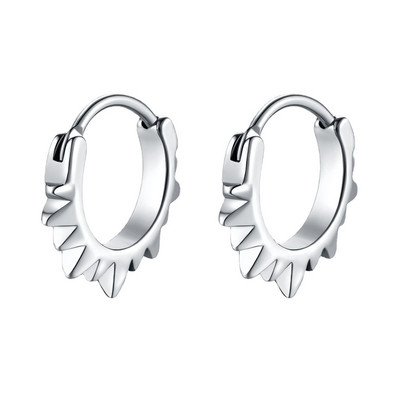 2 τεμάχια/1 ζευγάρι Ανδρικά σκουλαρίκια Μοναδικού σχεδίου Σκουλαρίκια με κρίκους για γυναίκες από ανοξείδωτο ατσάλι Vintage Χρώμα Punk Gothic Trend Κοσμήματα