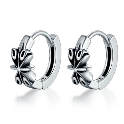 2 τεμάχια/1 ζευγάρι Ανδρικά σκουλαρίκια Μοναδικού σχεδίου Σκουλαρίκια με κρίκους για γυναίκες από ανοξείδωτο ατσάλι Vintage Χρώμα Punk Gothic Trend Κοσμήματα