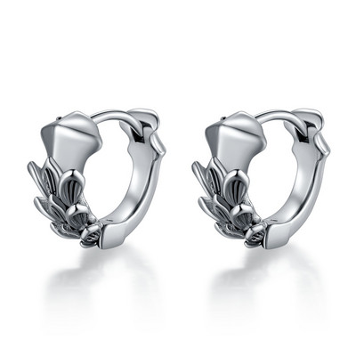 2 τεμάχια/1 ζευγάρι Ανδρικά σκουλαρίκια Μοναδικού σχεδίου Σκουλαρίκια με κρίκους για γυναίκες από ανοξείδωτο ατσάλι Vintage Χρώμα Punk Gothic Trend Κοσμήματα