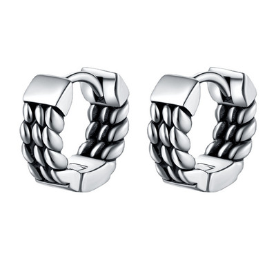 2 τεμάχια/1 ζευγάρι Ανδρικά σκουλαρίκια Μοναδικού σχεδίου Σκουλαρίκια με κρίκους για γυναίκες από ανοξείδωτο ατσάλι Vintage Χρώμα Punk Gothic Trend Κοσμήματα